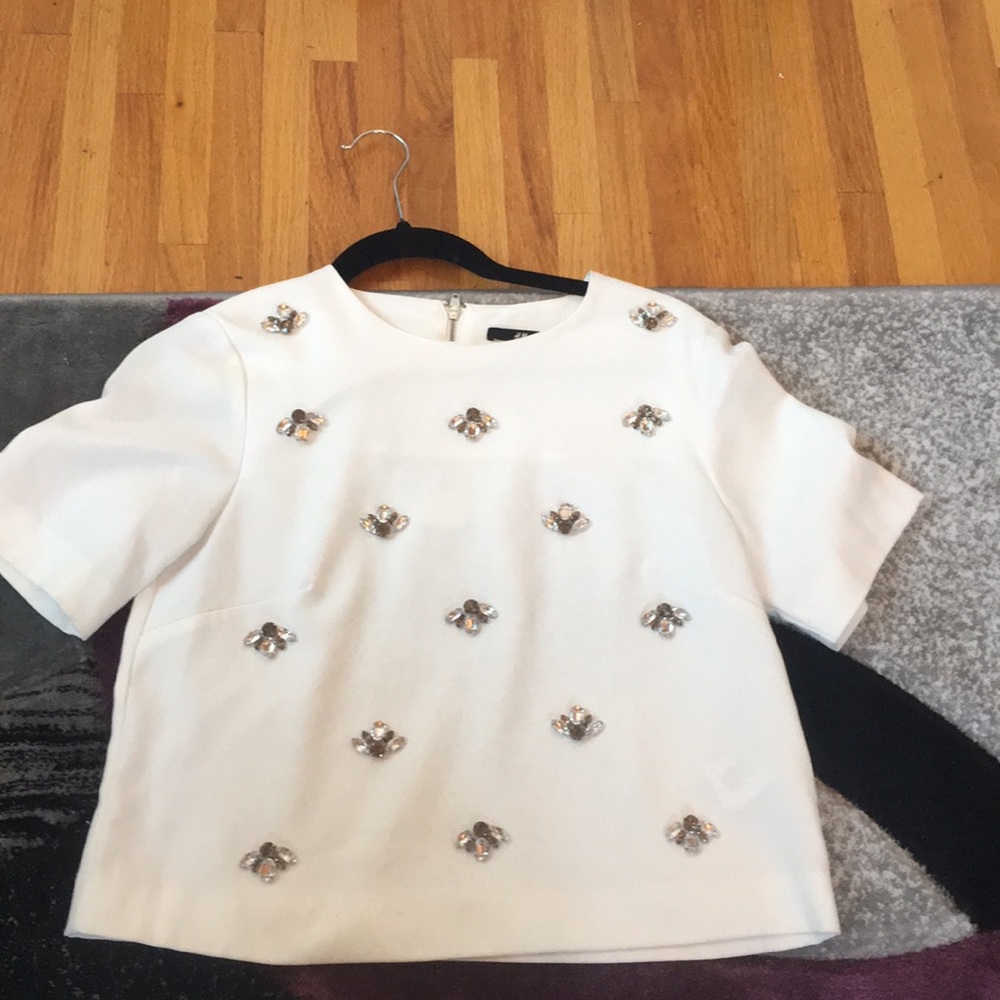 White elegant top